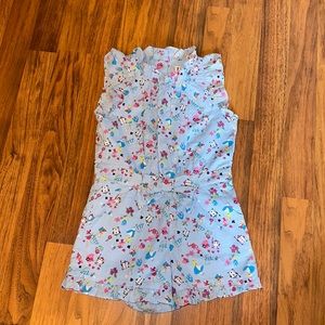Disney’s Alice in Wonderland Girls Romper - only worn once on trip to Disney!